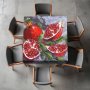 Pomegranate Pot Square Tablecloth By Juanette Menderoi