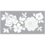Stencil Flower Border
