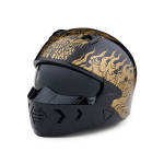 Gold Usa 2 In 1 Helmet