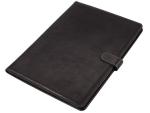ADPEL A4 Tuscan Leather Folder Black