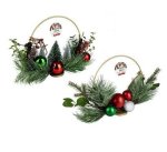 Xmas Table Decor Pine Centre Piece 30CM