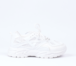White Chunky Sneakers For Girls - 3 Kids White