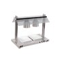 Heated Food Display Station 2 Light With Heated Base CSS2001