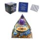 Orgone Crystal Pyramid Amethyst And Sodalite Peace Clarity And INTUITION-5CMS