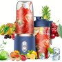 Portable USB Rechargeable Juicer Cup - Compact Multi-Functional Blender For Smoothies & Shakes Ideal For Students & Home Use