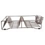 Chrome Dish Rack With Cutlery Holder