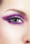 Purple Eyelashes