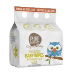 PURE BEGINNINGS Biodegradable Baby Wipes With Organic Aloe Pack 192'S