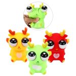 Yue Motion Squishy Ball - 3 Pack - Eye Popping Squishy Fidget Toys - Push & Stretch Rubber Ball For Calming Relief Hand Exercise