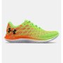 Under Armour Men's Flow Velociti Wind 2 Road Running Shoes - Quirky Lime / Blaze ORANGE-300 - 9.5