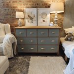 Elli Baby Compactum Oak Frame Colored Chest Drawers Cc