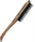 Wet And Dry Detangling Paddle Hairbrush Metallic Rose Gold -rectangular Shape Head Ergonomic Handle Widely Spaced 325 Soft Brist