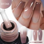 7ML Aurora Thermal Gel Nail Polish Nude Dark Colors Gradient Temperature Changing Semi Permanent Nail Art Gel Varnish