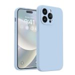 Liquid Silicone Back Case Compatible With Iphone 11 Pro Max-skyblue