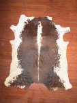 Aas Grade Nguni Hide 130 Brown white XL - Extra Large Brown white Panelled