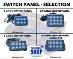 Gang Panel Switch Wired And Wireless