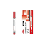 10 Pcs Refillable Whiteboard Marker 3.0MM Red Fiber Tip