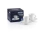 De'Longhi Delonghi Porcelain Espresso Cups & Saucers Set Of 2