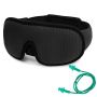 Premium Blackout Sleep Eye Mask With Earplug