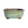 Japanese Hiwa Glazed Decorative Rectangular Container - Small 145 L X 120 W X 67MM H