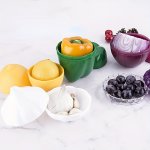 Versatile Reusable Produce Saver - Perfect For Fruits & Vegetables Keeps Food Fresh Longer Ideal For Onions Lemons Apples Garlic
