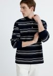 Regular Fit Polo Shirt - Navy Blue Striped