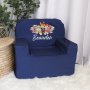 A Kids Sofa Foam Chair Navy With All Paw Patrol Chair