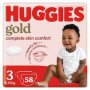 Huggies Gold Value Pack Size 3 58'S