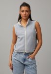 Polar Fleece Vest - Silver Marle