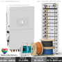Deye 50KW Hybrid Inverter With 61.48KWH Battery Pack High-voltage