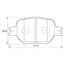 Toyota Kbc Brake Pads Front For Corolla Verso - Spares Direct