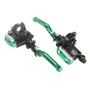 Brake Master Cylinder Lever 2PIECES Fit For 22MM Bars