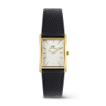 Bound Black Crocodile Guilloch Gold Watch