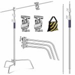 K&f C-stand With Adjustable Boom Arm And 2 Knuckles KF34.037 - K&f South Africa