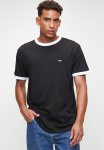 Tommy Hilfiger Tjm Slim Flag Ringer Tee - Black