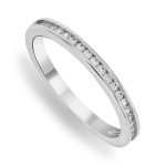 Chet Circle Of Life Sterling Silver & Cubic Zirconia Channel Anniversary Ring
