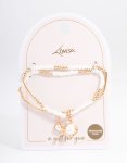 Goldair Gold Beachy Beaded Bracelet Pack