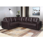 Ballito 2 Piece Corner Lounge Suite Brown