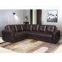 Ballito 2 Piece Corner Lounge Suite Brown