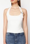 Knitted Blouse - White
