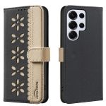 Rfid Color-blocked Floral Phone Case Compatible With Galaxy S25 Ultra
