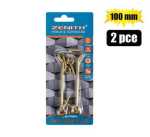 Zenith Gate-hook+eye Brassed 100MM 2PCE Marketplace Brits Bros