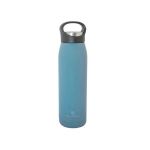 Blue With Black Lid Double Wall Water Bottle
