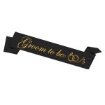 Groom To Be Sash Groom Sash Groom Gifts Bachelor Party Decorations Groom Gifts Wedding Accessories Engagement Party Decorations