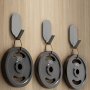 5PCS Heavy-duty Adhesive Hooks - No Drill Multi-use Wall Hangers For Bathroom & Toilet - Perfect For Towels Clothes & Robes