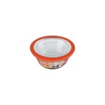 Marinex Round Food Storage Container With Plastic Lid 2.4LT