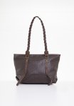 Edit Melody Woven Tote Bag - Brown