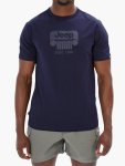 Jeep Mens Fashion Basic Graphic T-Shirt In Midnight - Midnight XL