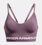 Under Armour Women's Seamless Low Long Sports Bra - Misty Purple/white