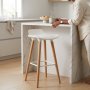 Europe Style Beech Solid Wood Leg Stool